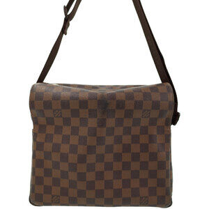 Louis Vuitton Damier Ebene Brown Naviglio Shoulder Bag